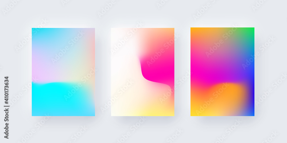 Vector Illustration Bright Abstract Pattern Background with Gradient