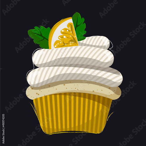 Lemon capcake