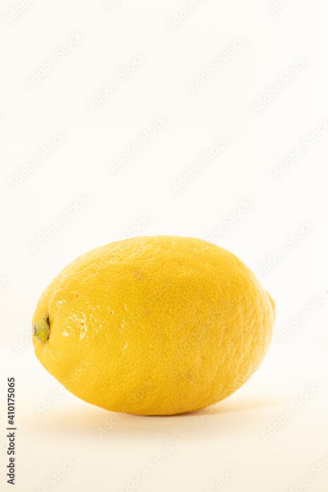 Yellow lemon isolated on white background Yellow lemon isolated on white background