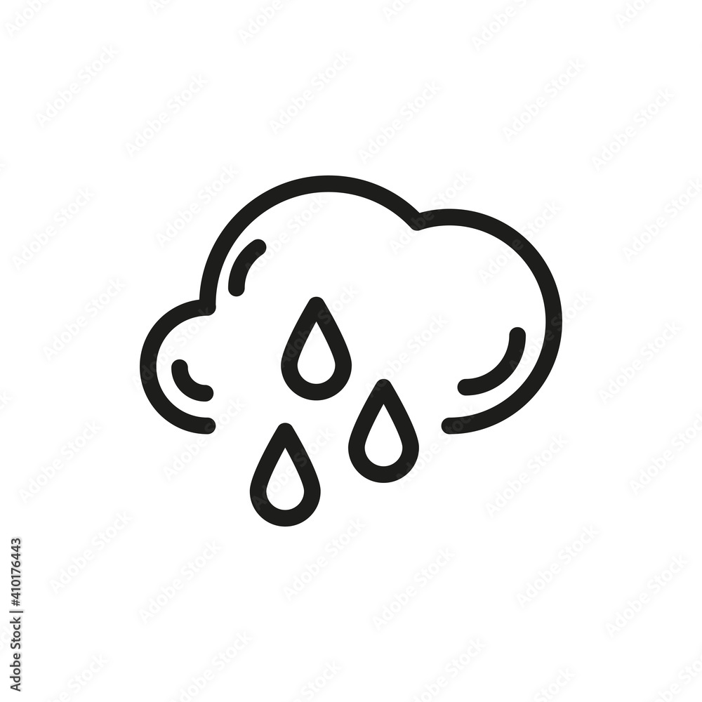Cloud Outline Vector Icon. Related Weather Icon For WebSites And App Cloud Outline Vector Icon. Related Weather Icon For WebSites And App
