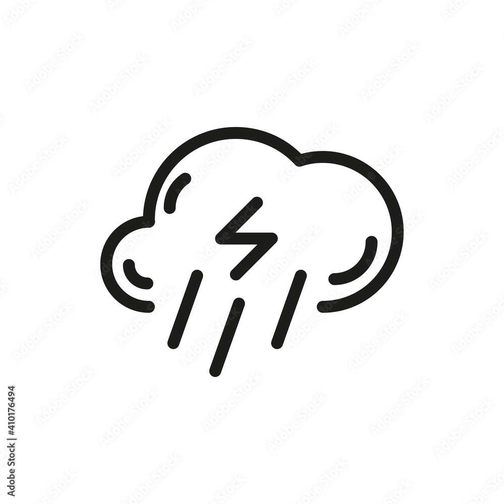 Cloud Outline Vector Icon. Related Weather Icon For WebSites And App Cloud Outline Vector Icon. Related Weather Icon For WebSites And App