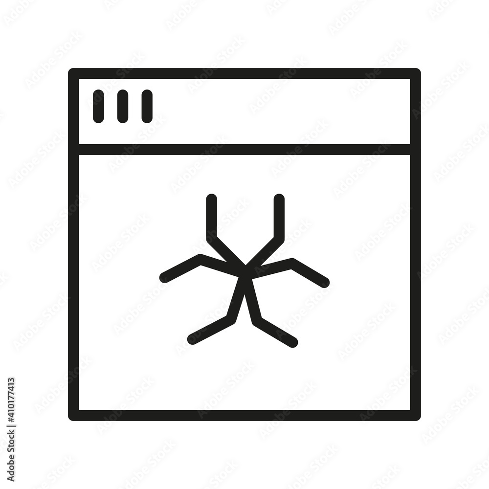 Data Security Outline Vector Icon Related Protect Personal Information Data Security Outline Vector Icon Related Protect Personal Information