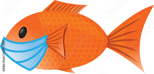 POISSON MASQUE GESTES BARRIERES COVID