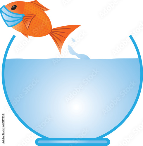 SAUT DE POISSON MASQUE COVID