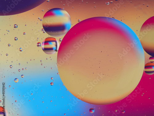 Space or planets universe cosmic abstract background. Abstract molecule atom sctructure. Macro shot of air or molecule. Abstract space background. Biology, phycics or chymistry abstract background