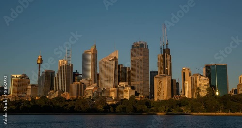 Sidney Australia Sunrise Timelapse Footage 4K photo