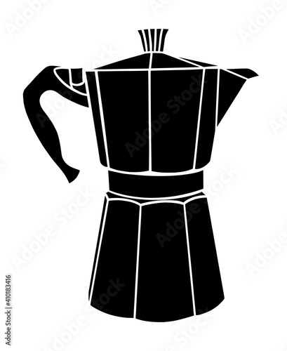 Italian coffee maker or moka pot