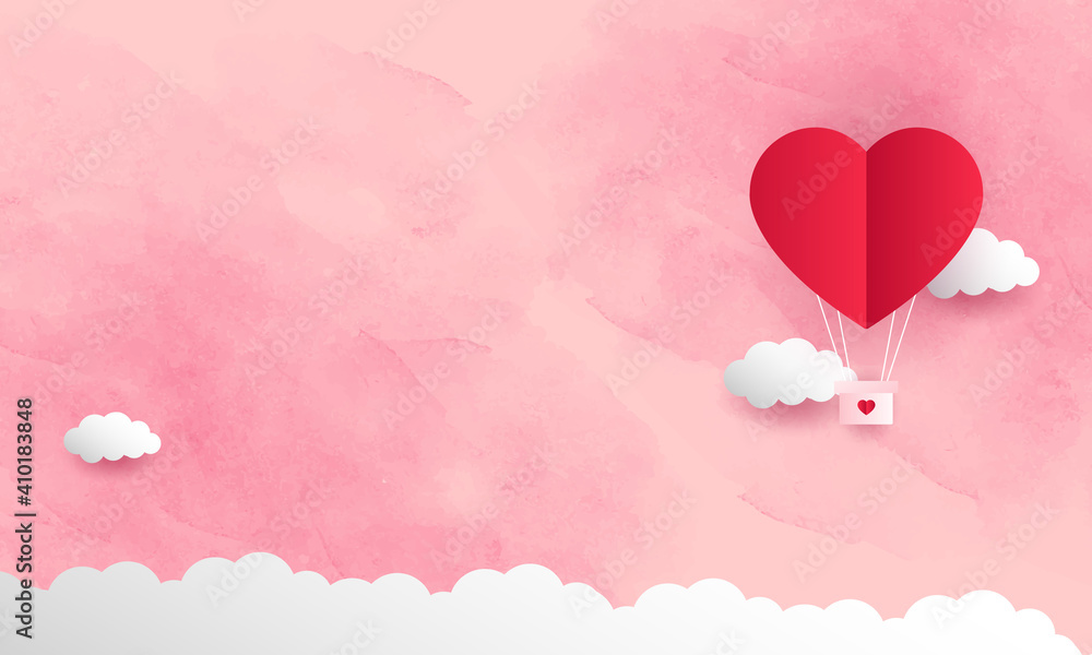 happy valentine day background, Red Simple Love Romantic Valentine's Day Promotion banner
