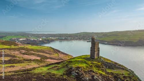 Bradda Head Isle of Man on a sunny day