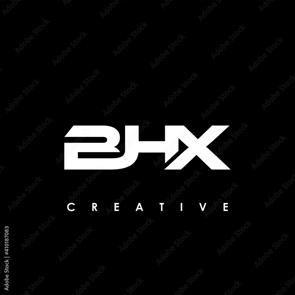 Fototapeta premium BHX Letter Initial Logo Design Template Vector Illustration