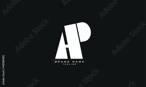 AP, HP, PA, Abstract initial monogram letter alphabet logo design photo