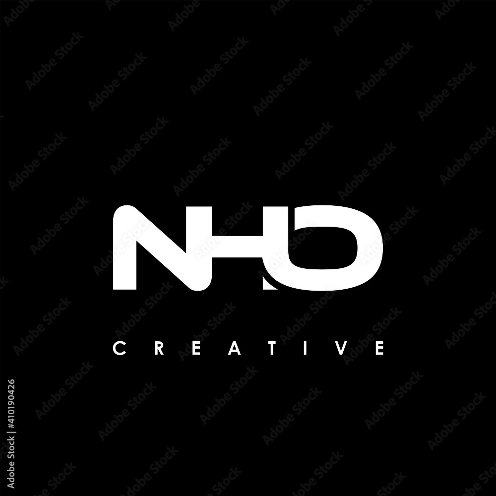 NHO Letter Initial Logo Design Template Vector Illustration NHO Letter Initial Logo Design Template Vector Illustration