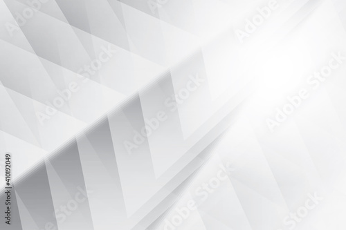 Abstract geometric white and gray color background. Vector illustration.