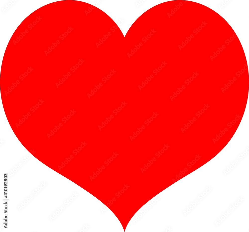 Red heart - doodle style outline for romantic valentines day greeting card. Vector graphic for web design, beautiful icon for cover. Red heart - doodle style outline for romantic valentines day greeting card. Vector graphic for web design, beautiful icon for cover.