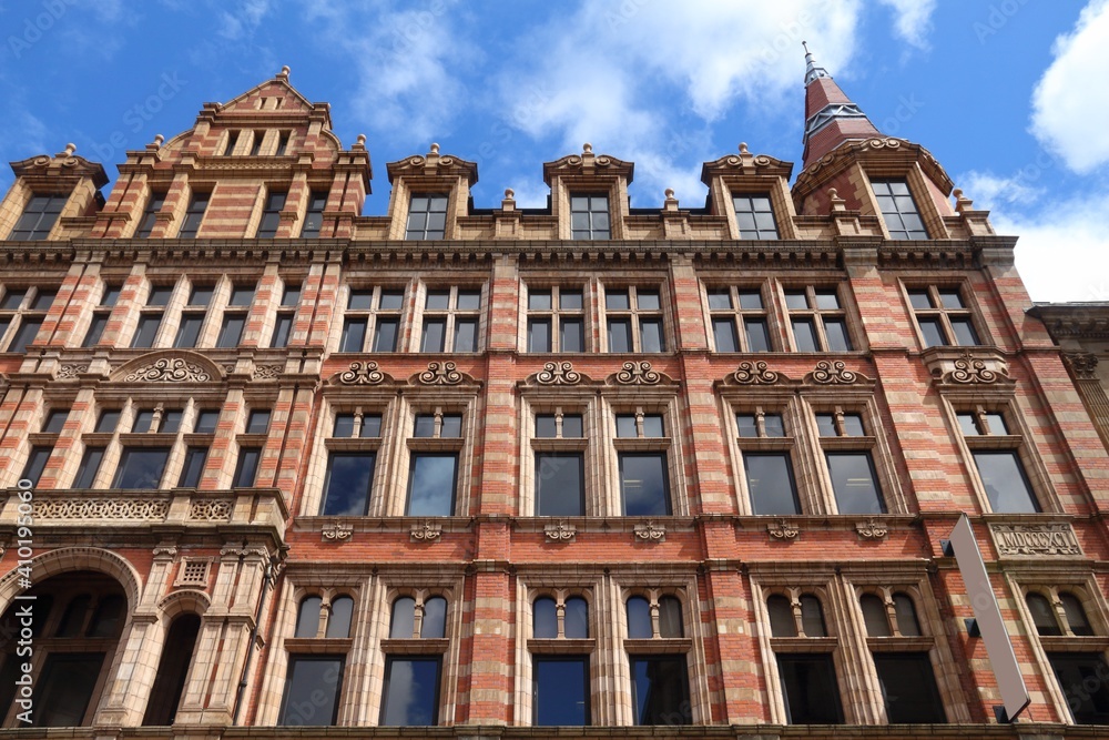 Fototapeta premium British architecture in Leeds UK