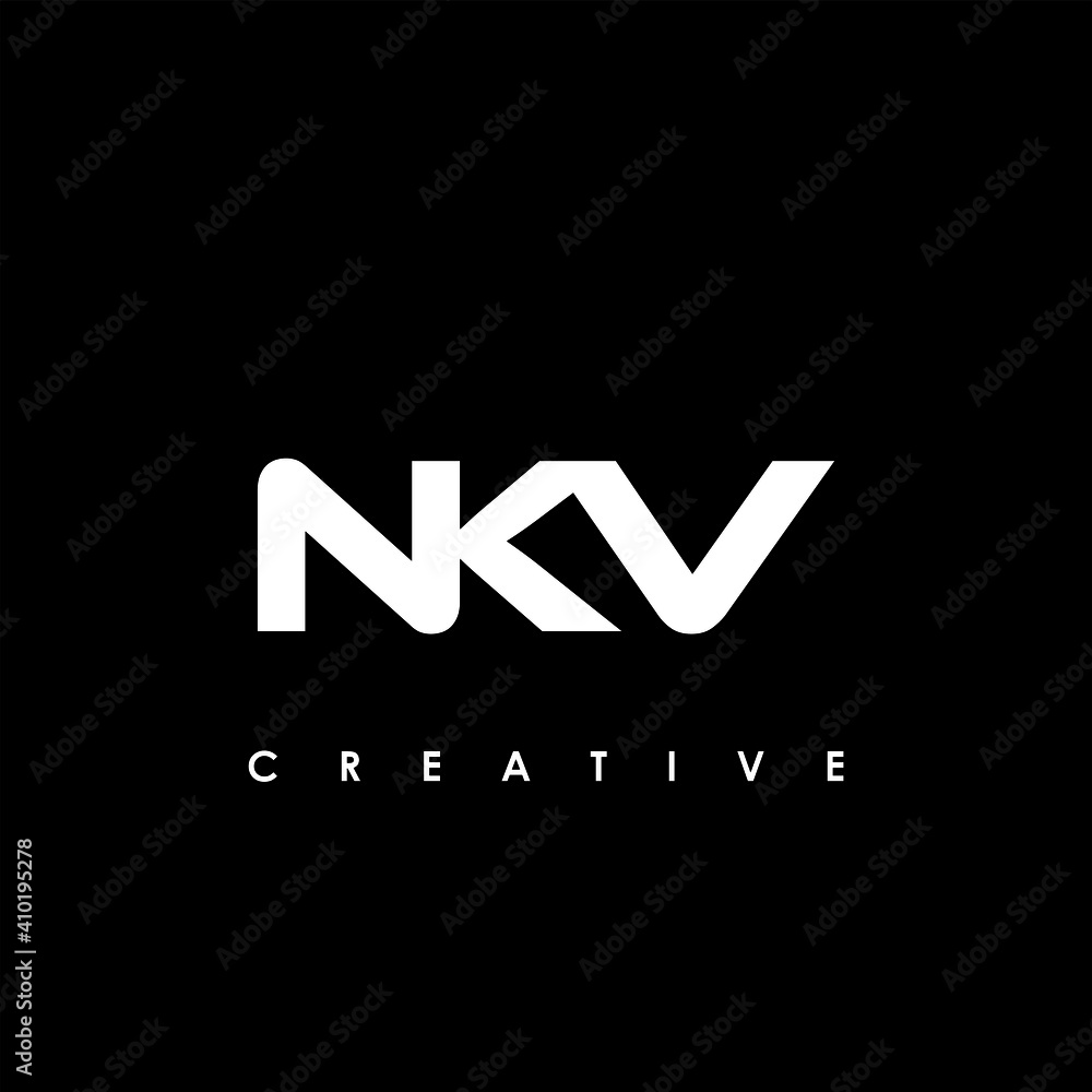 NKV Letter Initial Logo Design Template Vector Illustration NKV Letter Initial Logo Design Template Vector Illustration