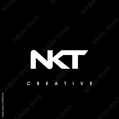 NKT Letter Initial Logo Design Template Vector Illustration photo