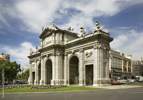 Puerta de Alcala - Alcala Gate in Madrid. Spain