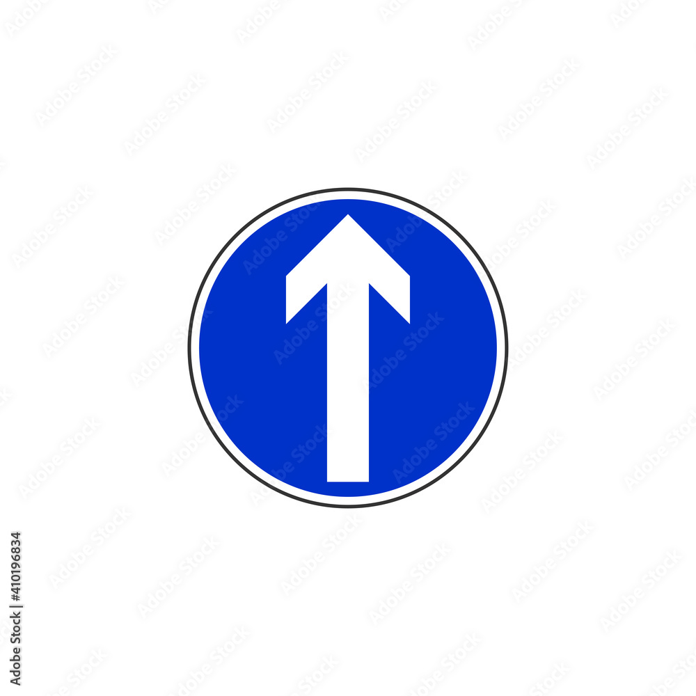 Arrow vertical road sign icon. Traffic signs symbol modern, simple, vector, icon for website design, mobile app, ui. Vector Illustration Arrow vertical road sign icon. Traffic signs symbol modern, simple, vector, icon for website design, mobile app, ui. Vector Illustration