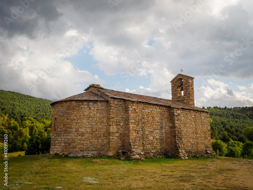 Obraz na płótnie Ermita románica de Sant Salvador de Predanies w salonie