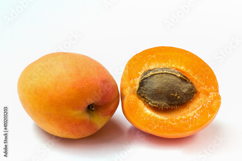 Tasty juicy apricots