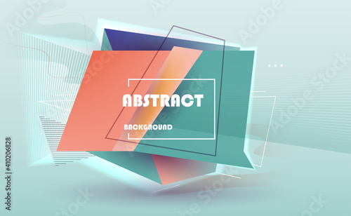 Covers templates set with graphic geometric elements. Applicable for brochures, posters, covers and banners. Vector illustrations. © mechkalo