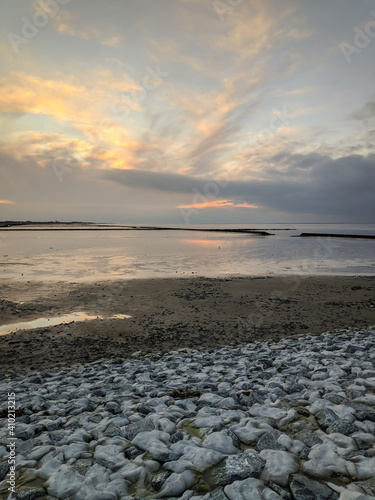 Ostfriesisches Wattenmeer bei Ebbe  photo