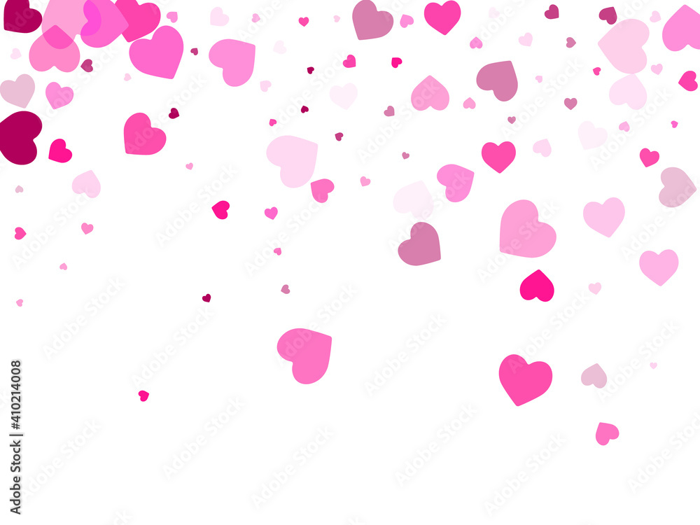 Pink heart shapes wallpaper. Friendship symbols.