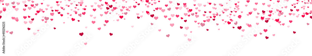 seamless confetti hearts background
