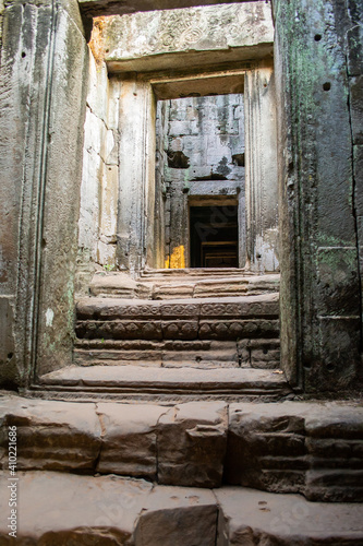 Cambodia  an abandoned city in the jungle of Angkor Wat.