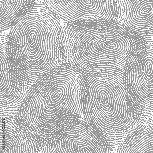 Fingerprint black seamless background