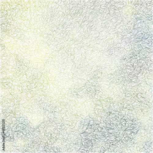 Abstract Grunge Style Colored Pencils Gradient Lines Place Text