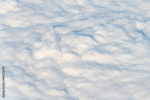 Clouds in nature, high angle view