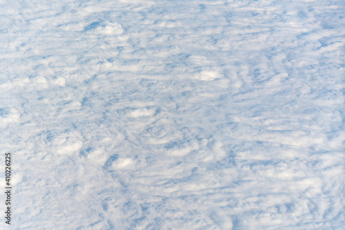 Clouds in nature, high angle view
