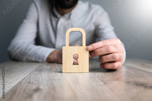 person privacy and security concept photo