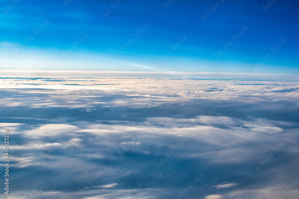 Clouds in nature, high angle view Clouds in nature, high angle view