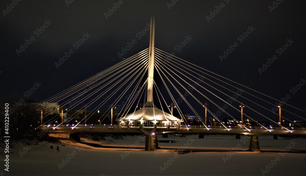 bridge at night