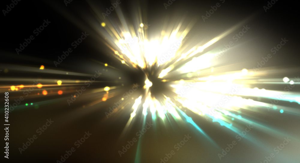 Dynamic moving burst of light. Beautiful shinning background of colorful lights. Vibrant energy display of a star with glowing light rays and particles. Dynamic moving burst of light. Beautiful shinning background of colorful lights. Vibrant energy display of a star with glowing light rays and particles.