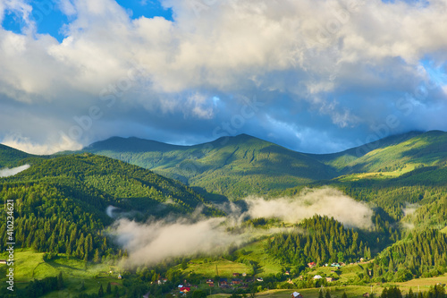 Summer landscape in mountains and the blue sky © Ryzhkov Oleksandr