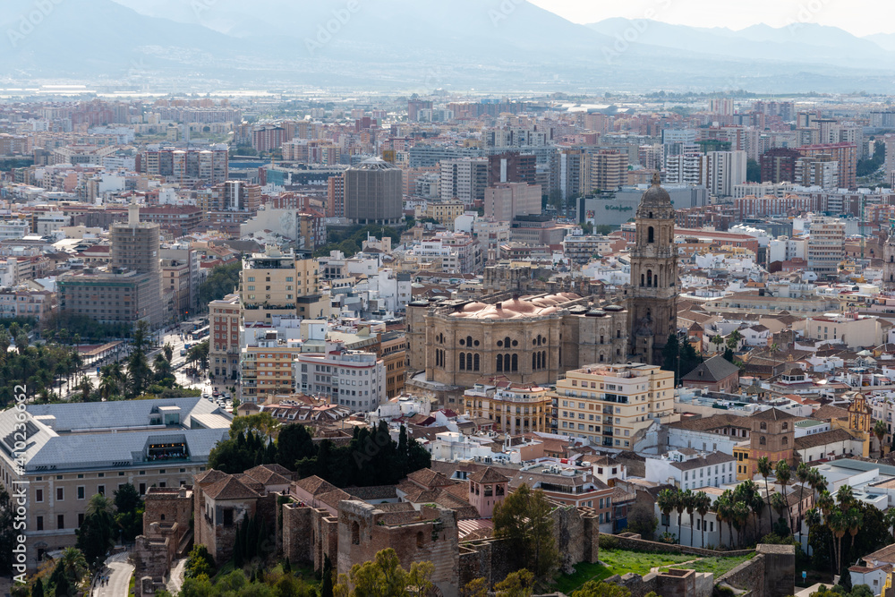 Fototapeta premium Cathédrale Malaga, Andalousie, Espagne