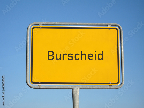 Ortsschild Burscheid photo
