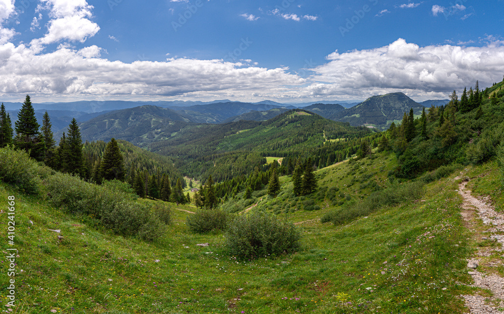 Landscape in the mountains