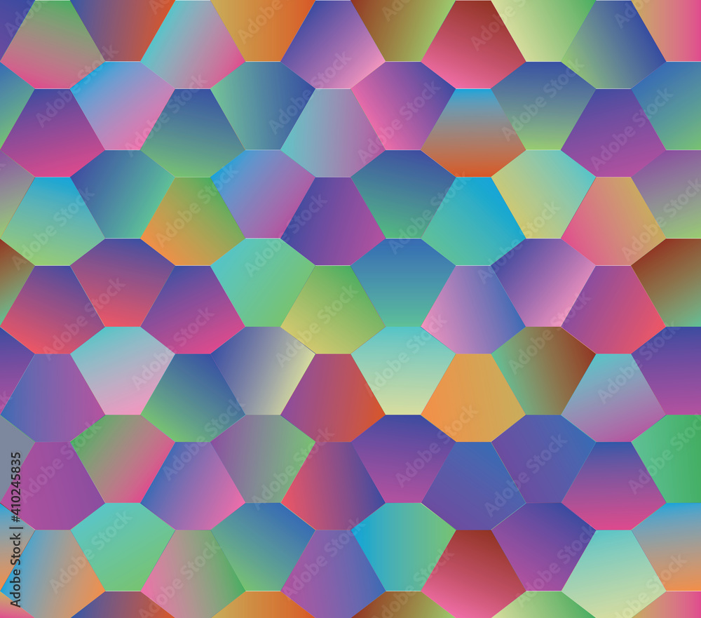 Abstract seamless background with hexagons Abstract seamless background with hexagons