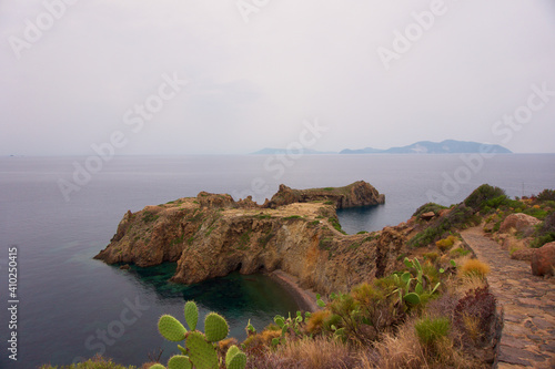 Beautiful Aeolian Islands in Sicily. 