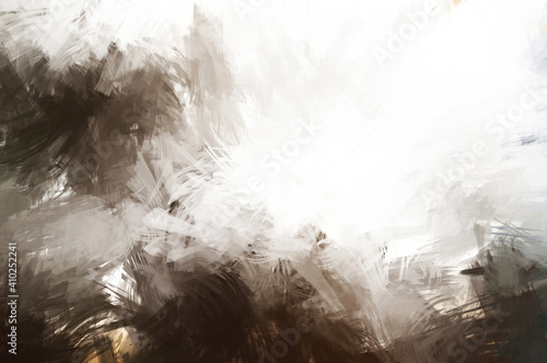 Wallpaper Mural Painted composition with vibrant brush strokes. Textured colorful painting. Paint brushed wallpaper. Torontodigital.ca