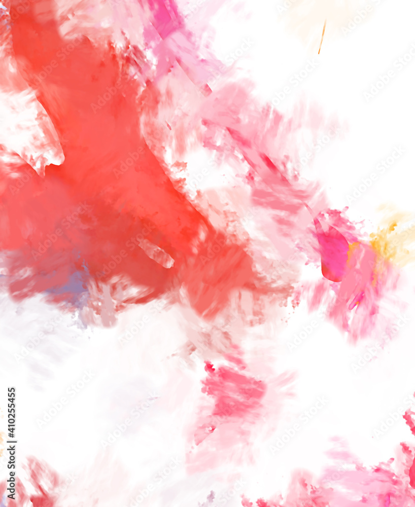 Brushed Painted Abstract Background. Brush stroked painting. Artistic vibrant and colorful wallpaper.