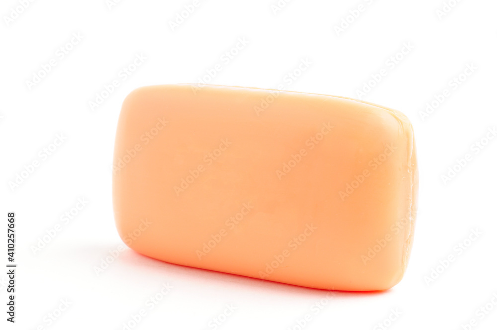 Soap for household use on a white background Soap for household use on a white background