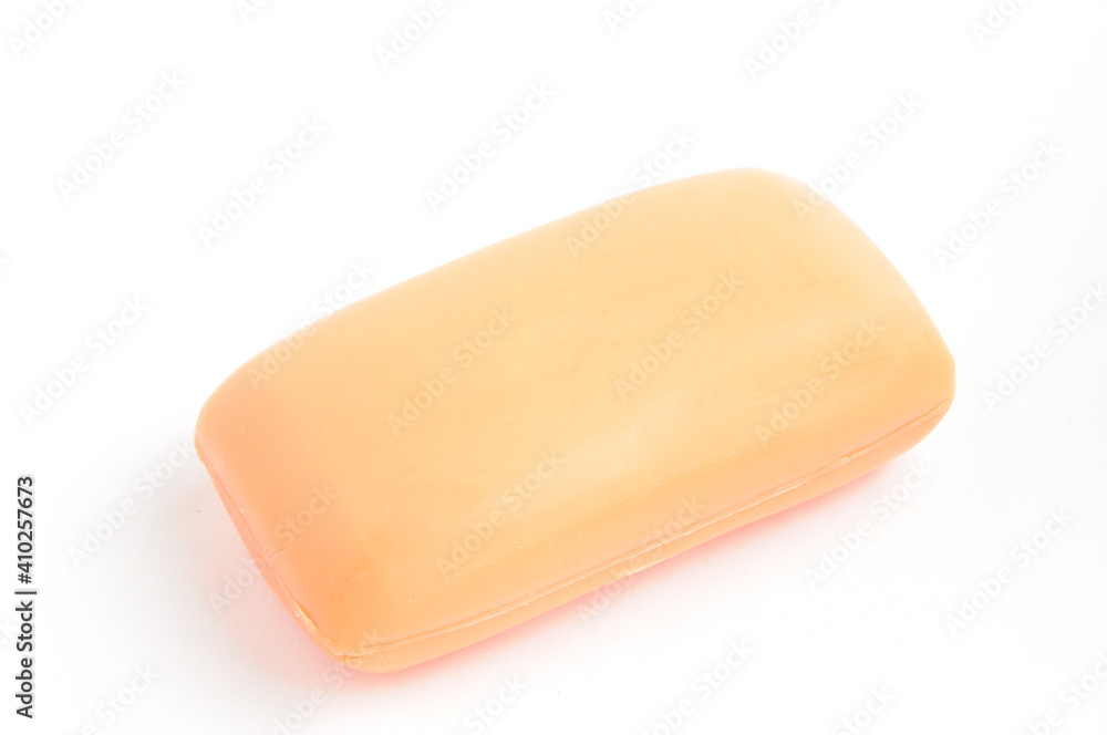 Soap for household use on a white background Soap for household use on a white background