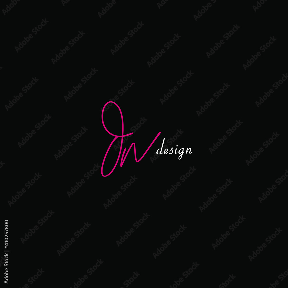 dw initial design logo isolated black dw initial design logo isolated black