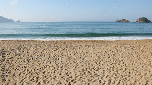 Paisaje del mar en calma